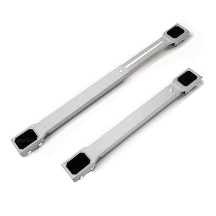 2pcs Adjustable Refrigerator Washing Machine Base Stand Movable Support Shelf