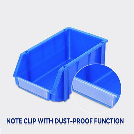 2PCS Thickened Slanted Plastic Storage Box for Screws Nuts Crafts Storage Use