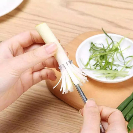 Scallion Knife Portable Kitchen Cutter For Slicing Green Onions And Spinach