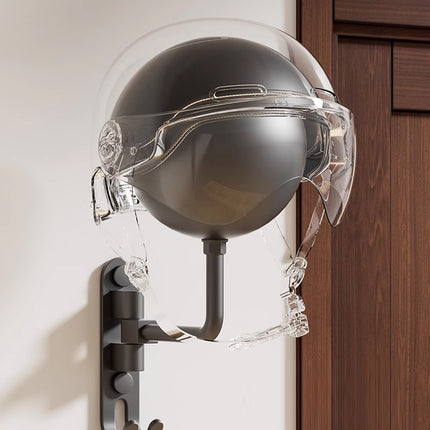 Motorcycle Bicycle Helmet Rack Holder Hat Display Stand Wall Mount Hook Hanger