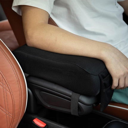 Universal Memory Foam Car Armrest Cushion Cover Height Pad Central Control Cover