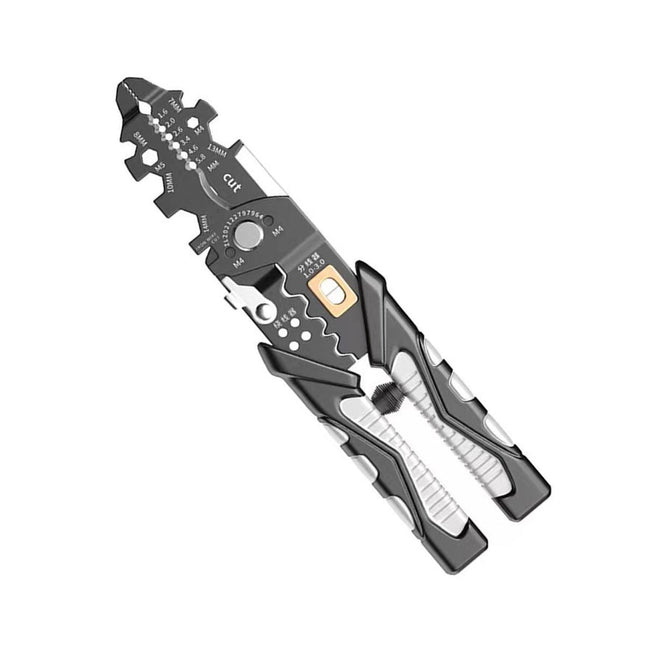 25in1 Wire Stripping Pliers Multi Function Cable Splitter Cutter Winding Tool
