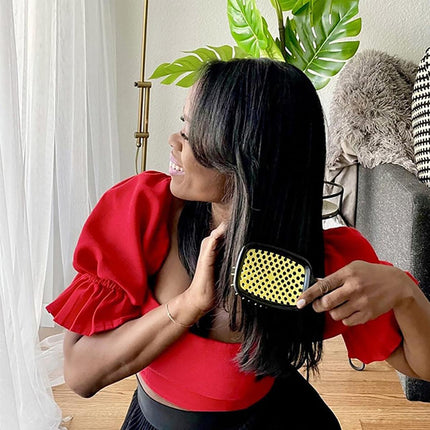 Hollow Hair Comb Fluffy Styling Makeup Comb for Volumizing and Texturizing Hair