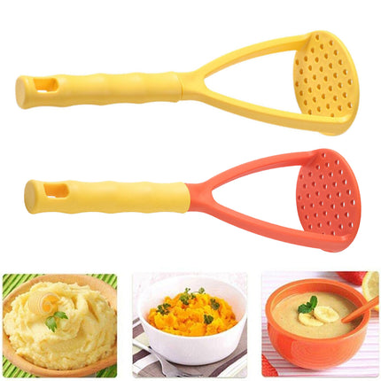 2pcs Household Mud Press Potato Masher Pumpkin Hammer Kitchen Mash Tool Set