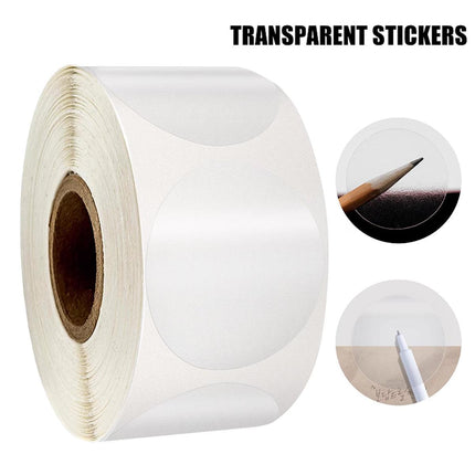 2pcs Transparent Seal Stickers Self Adhesive Roll Envelope Gift Decoration Label