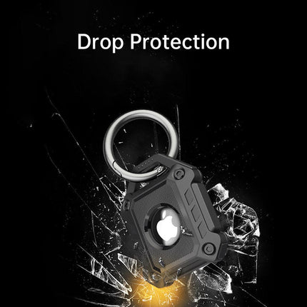 Waterproof Apple AirTag Protective Case TPU Cover Air Tag Tracker Loop Holder