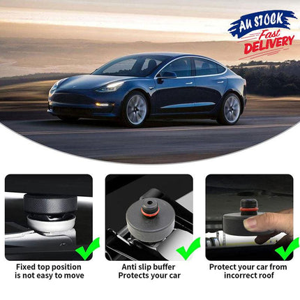 Lifting Jack Pad 4 Pucks with a Storage Case Accessories for Tesla Model 3/S/X/Y