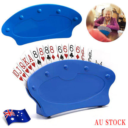 Hands-Free Poker Card Holder Stand Fan Shape Rack For Easy Grip and Tabletop Play