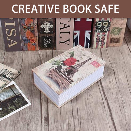 Book Safe Home Hidden Cash Money Box Secret Security Jewellery Key Locker 2 Keys