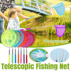 7pcs Telescopic Fishing Net Small Insect Catching Net Outdoor Fun Toy Set