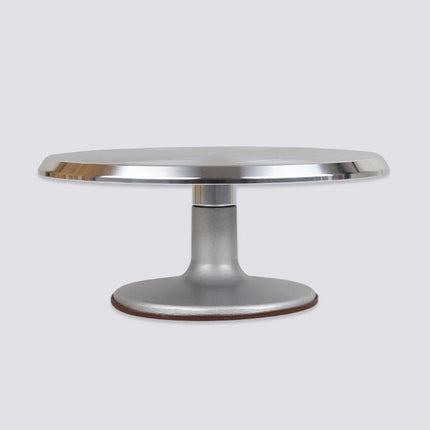 Cake Turntable Aluminum Alloy Revolving Stand for Cake Decorating Baking Use