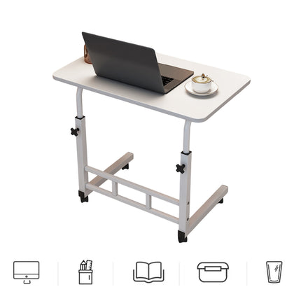 Laptop Desk Adjustable Height Mobile Side Table Ergonomic Design Stable Durable