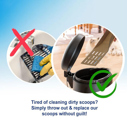 20pcs Disposable Cat Litter Scoop Biodegradable Excrement Shovel One Time Tool