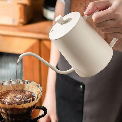 Hand Drip Coffee Pot Stainless Steel Fine Spout Hanging Ear Filter Cup Kettle