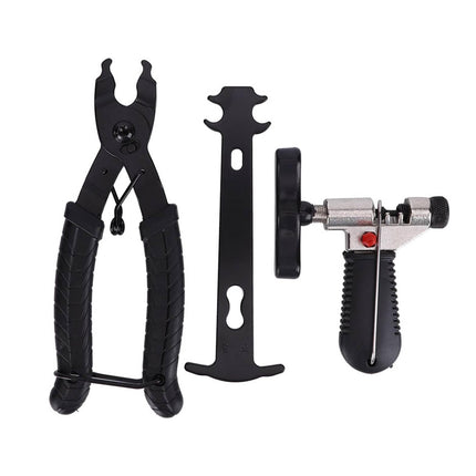 3pcs Bicycle Chain Splitter Tool Bike Link Breaker Pliers Repair Removal Kit Set