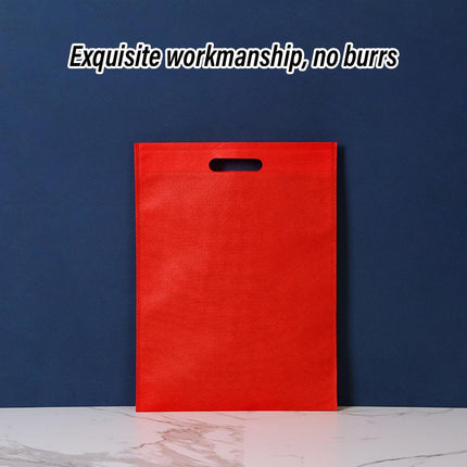 Portable Non Woven Flat Pocket Bags 100pcs Lightweight Shopping Storage Bags