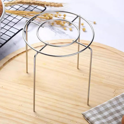 Round Cake Cooling Rack 8PCS Wire Stand 13.5 and 17cm for Baking Pastry Dessert