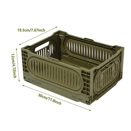 Foldable Storage Box Outdoor Organizer Collapsible Storage Container for Camping