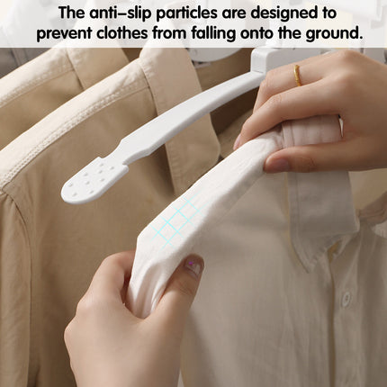 Foldable Multi Function Clothes Hanger Space Saving Non Slip For Coats Shirts