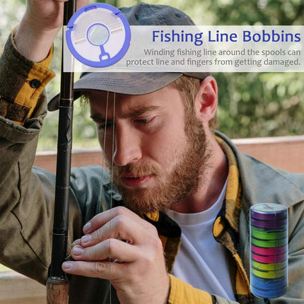 Multi Functional Fishing Line Storage Box Main Shaft Cable Organizer Tackle Case