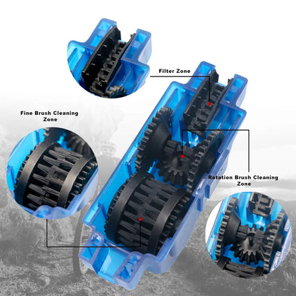 10 Piece Bike Cleaning Brush Kit Bicycle Maintenance Tool Set for Chain and Gear