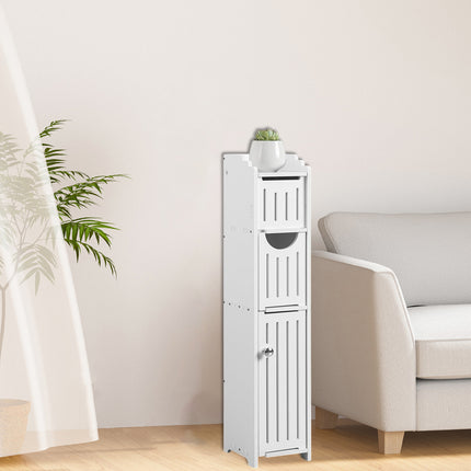 Bathroom Gap Shelf Multi-layer Storage Cabinet Toilet Organizer Restroom Rack