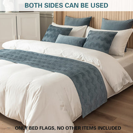 Minimalist Fashion Versatile Double Sided Bed Runner Bed Scarf Comfortable