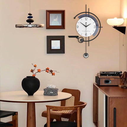 Creative Modern Minimalist Wall Clock Silent for Living Room Bedroom Home Decor