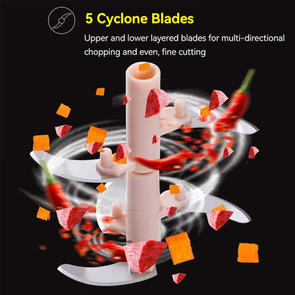 900ml Manual Meat Mincer Garlic Chopper Rotate Garlic Press Crusher Meat Grinder