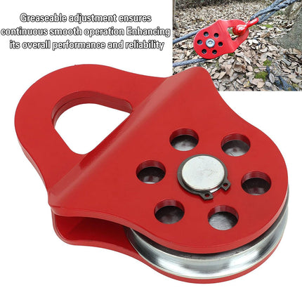Off Road Recovery Winch Pulley Snatch Block Tackle Tow Hook Accessory Heavy Duty