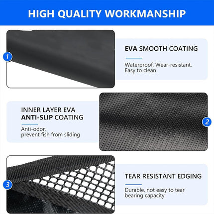 Outdoor Fishing Bag Folding Mesh Storage Bag Anti Running Fishing Gear Outdoors