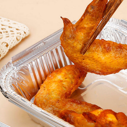 20pcs Aluminium Foil Tray Container BBQ Oven Baking Roasting Tray Takeaway