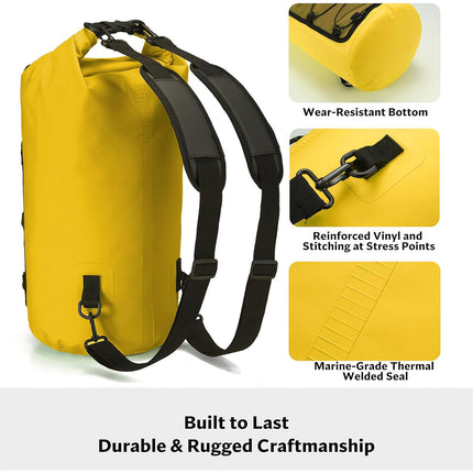 Outdoor Waterproof Dry Bag Roll Top Sack Rafting Swimming Hiking Travel Gear