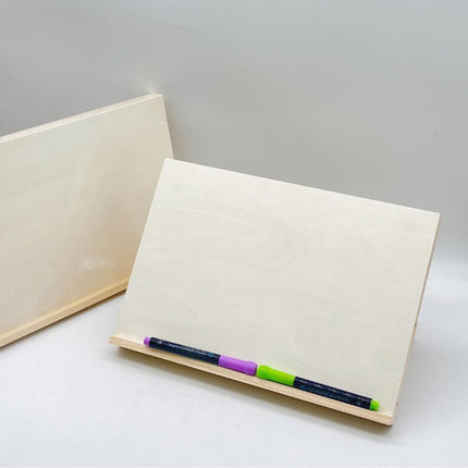 Desktop Solid Wood Easel Adjustable Wood Desk Table Easel Durable for Draw