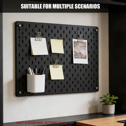 Acrylic Pegboard Shelf Wall Mounted Storage Display Rack Home Office Daily Use