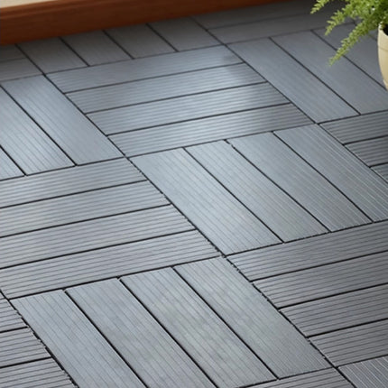 20PCS Interlocking Floor Tiles Plastic Wood Material for Room Gym Garage