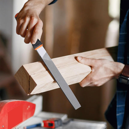 17 PCS Metal File Set Steel Grinding Tool Kit Iron Hand File Round Triangle