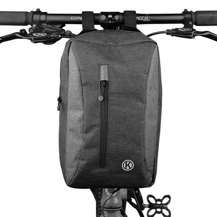 Large Capacity Velcro Design Cycling Bike Front Bag Waterproof Easy To Use