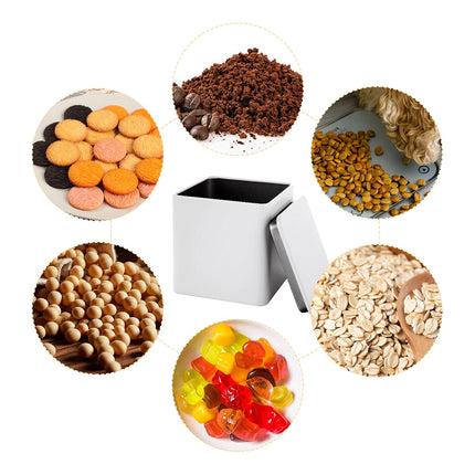 10PCS Square Candy Tea Storage Container with Lid for Home Wedding Organisation