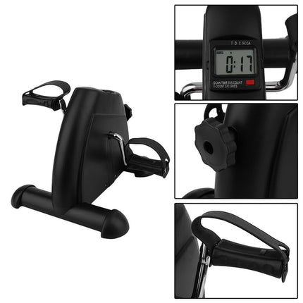 Mini Folding Exercise Bike Home Use Compact Fitness Bike Foldable Leg Trainer