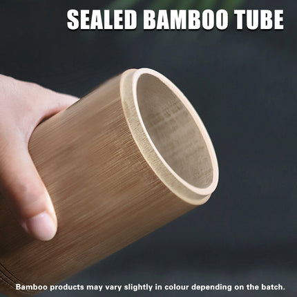 Bamboo Storage Canister with Sealed Lid 75g 100g 125g Tea Loose Leaf Jar