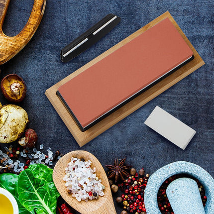 Household Sharpening Stone Kitchen Knife Oilstone Coarse Fine Grind Whetstone