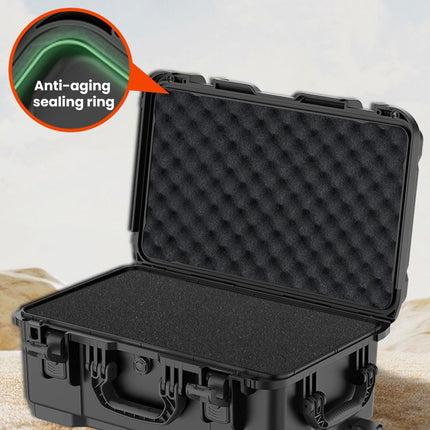 Rolling Tool Box Trolley Case with Wheels Lockable Heavy Duty Plastic Storage
