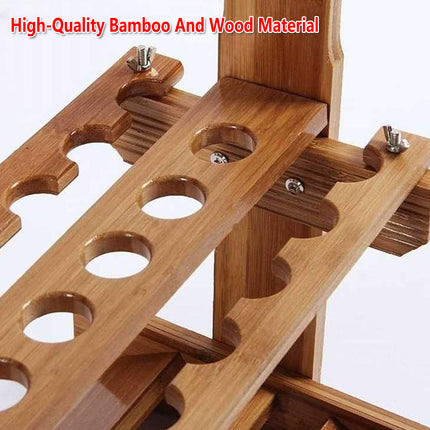 Fishing Rod Display Rack Storage Stand Net Rod Organizer Holder for Garage Shop