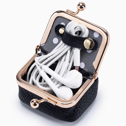 Mini Jewelry Box Diamond Ring Necklace Earring Coin Purse Jewelry Storage Bag