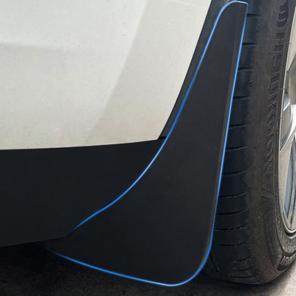 4PCS Universal Soft Rubber Fender Flares Wheel Arch Guard No Drill Car Accessories