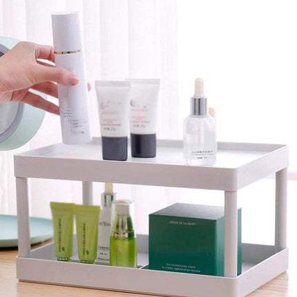 2pcs Desk Organizer Storage Rack Display Shelf for Cosmetic Sundries Files