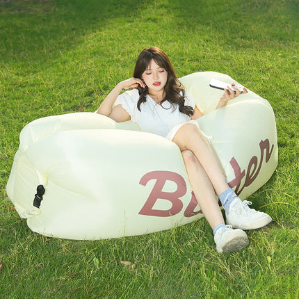 Inflatable Sofa Outdoor Portable Lazy Air Lounge For Camping Picnic Lightweight