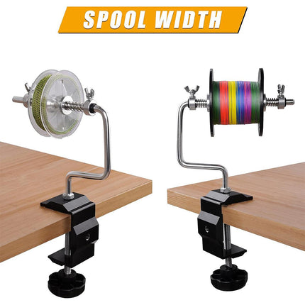 Fishing Line Winder Spooler Reel Spooling Station Portable Tackle Tool System