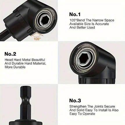31PCS Flexible Shaft Extension Set Quick Change Tool Adapter Conversion Rod Kit